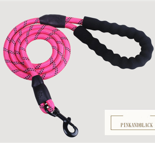 Stay Visible and in Control: Reflective Nylon Dog Leash Rope for Small, Medium, and Large Dogs