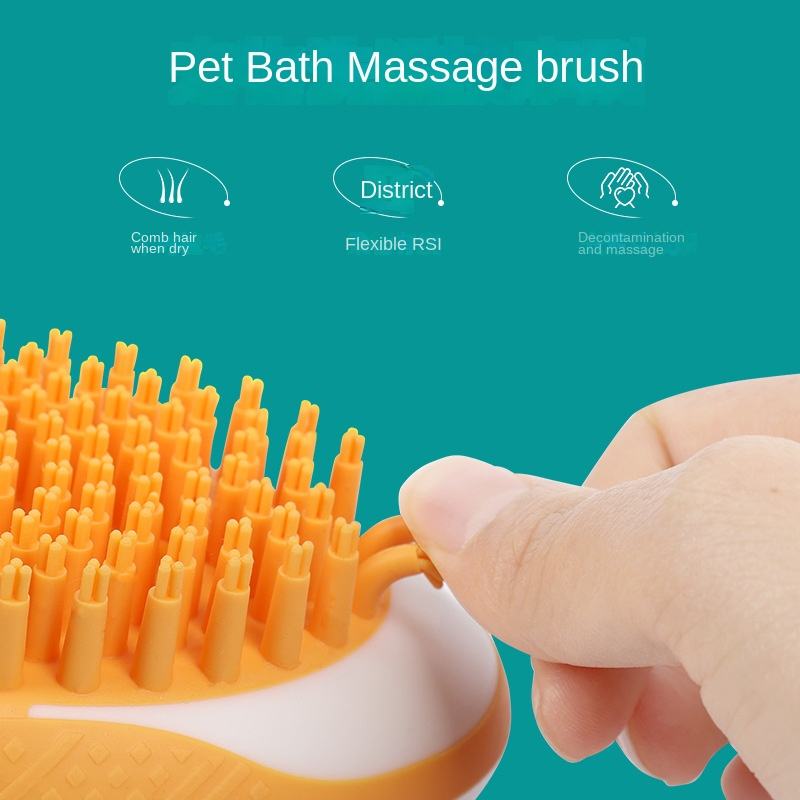 2-in-1 Dog & Cat SPA Massage Bath Brush