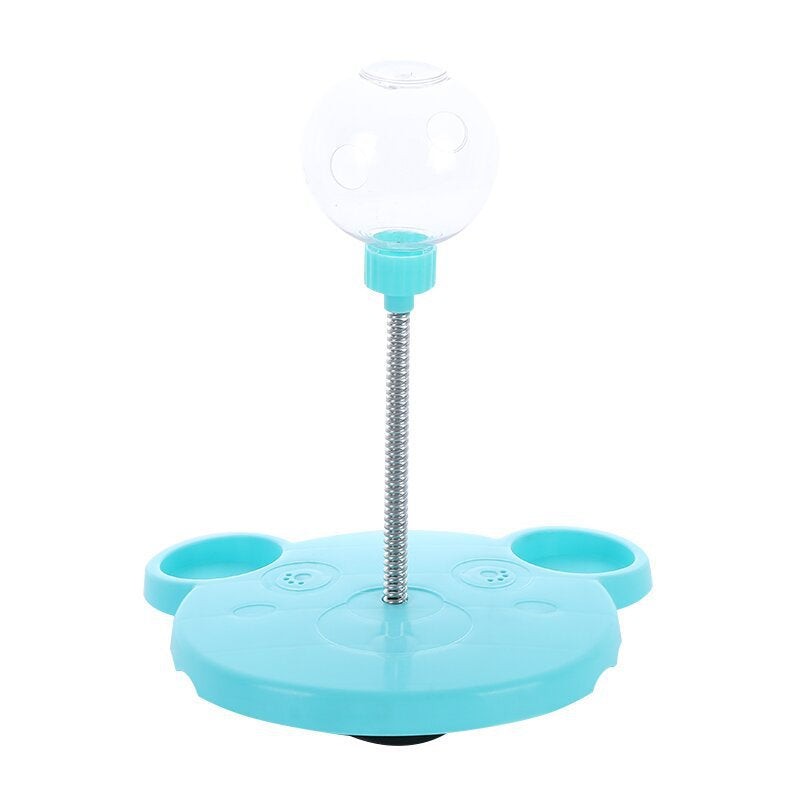"Cat & Dog Toy & Leaking Food Ball: Self-Playing Tumbler for Funny Swing, Puzzle Training, and Dispenser Bowl."