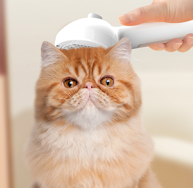 Self-Cleaning Pet Comb with Hair Remover Brush