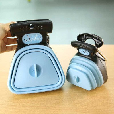 Pet Dog Travel Foldable Pooper Scooper with 1 Roll of Decomposable Bags