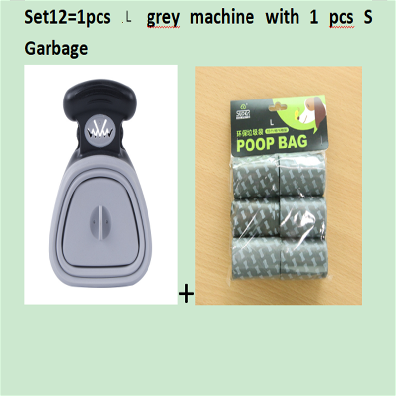 Pet Dog Travel Foldable Pooper Scooper with 1 Roll of Decomposable Bags