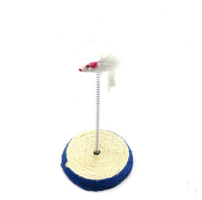 Cat toy funny cat stick / Kitten toy wooden handmade mouse / Cat toy cat scratch board
