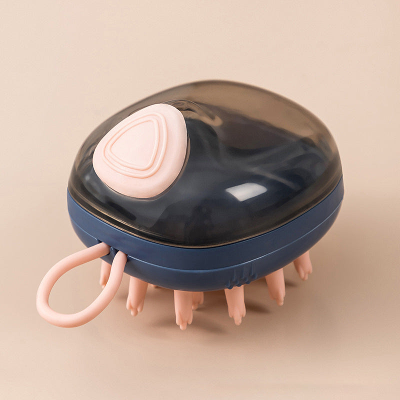 New 2-in-1 Pet Cat Dog Cleaning, Bathing, and Massage Shampoo Soap Dispensing Grooming Brush