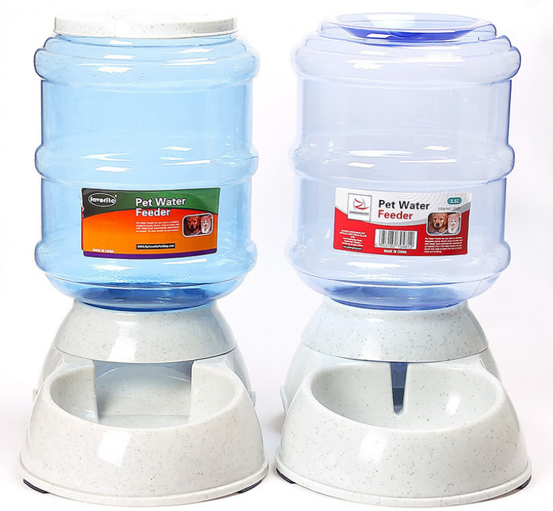 Automatic Pet Feeder with Drinking Water Fountains