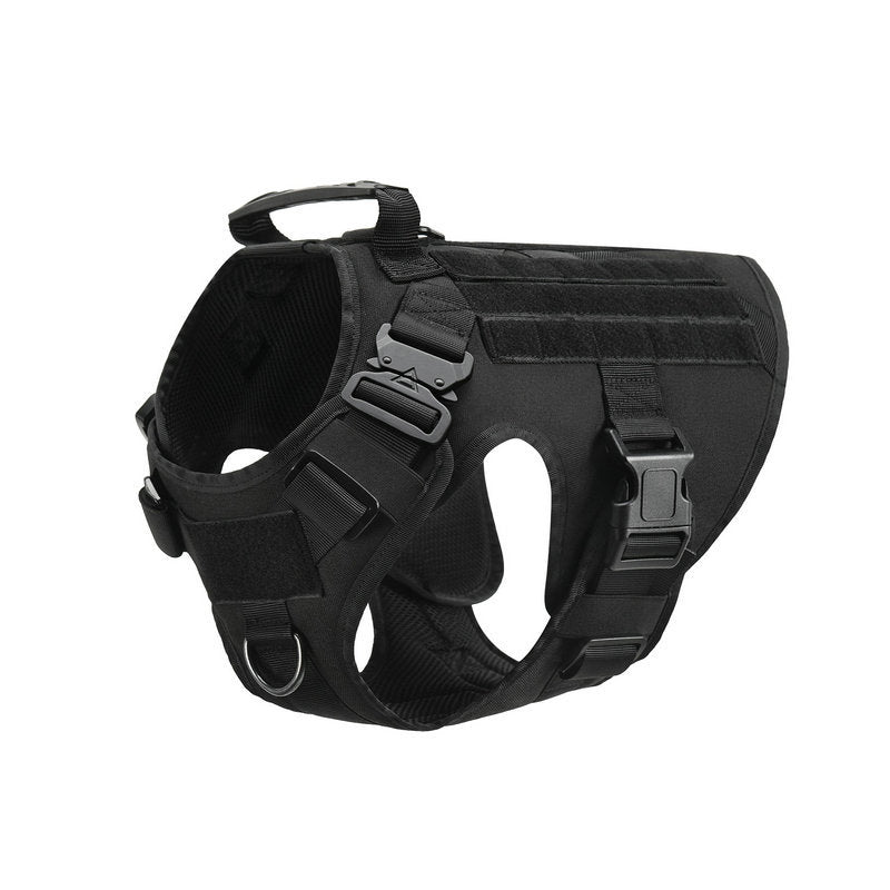 Military Tactical Dog Harness for German Shepherd with Adjustable Back Support
