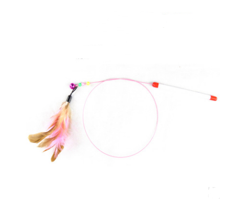 Cat toy funny cat stick / Kitten toy wooden handmade mouse / Cat toy cat scratch board