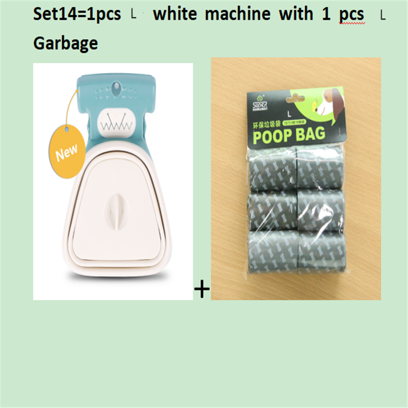 Pet Dog Travel Foldable Pooper Scooper with 1 Roll of Decomposable Bags