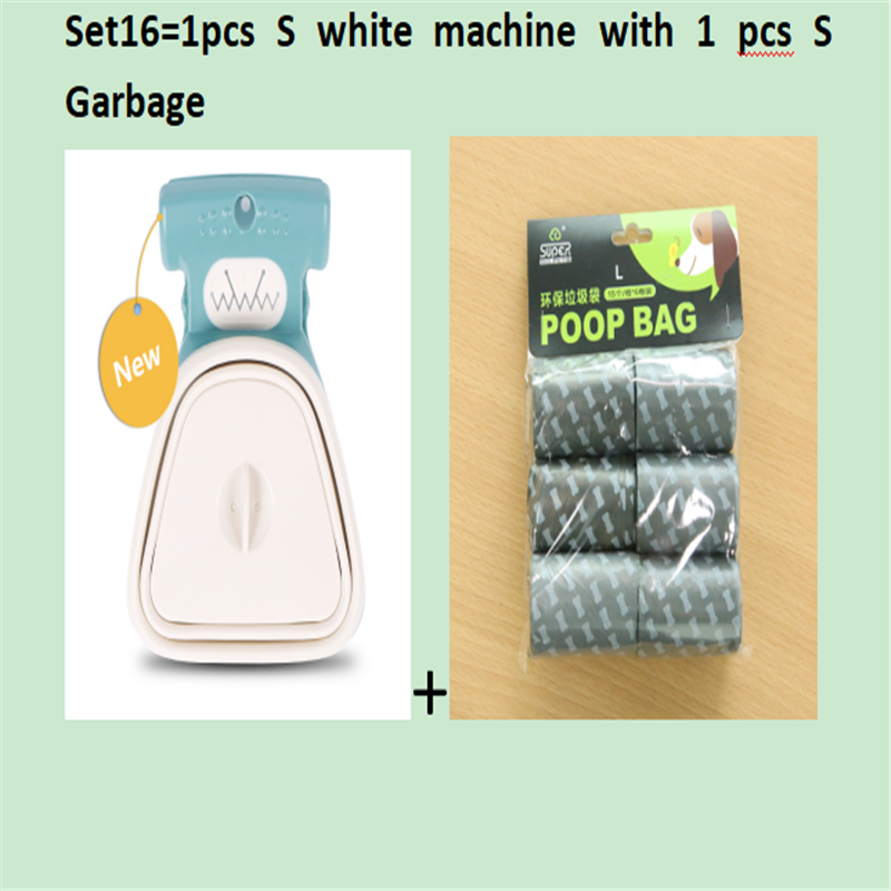 Pet Dog Travel Foldable Pooper Scooper with 1 Roll of Decomposable Bags