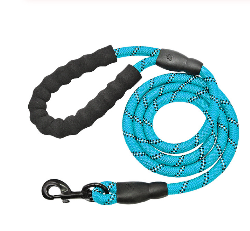 Stay Visible and in Control: Reflective Nylon Dog Leash Rope for Small, Medium, and Large Dogs