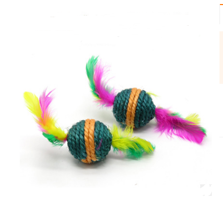 Cat toy funny cat stick / Kitten toy wooden handmade mouse / Cat toy cat scratch board