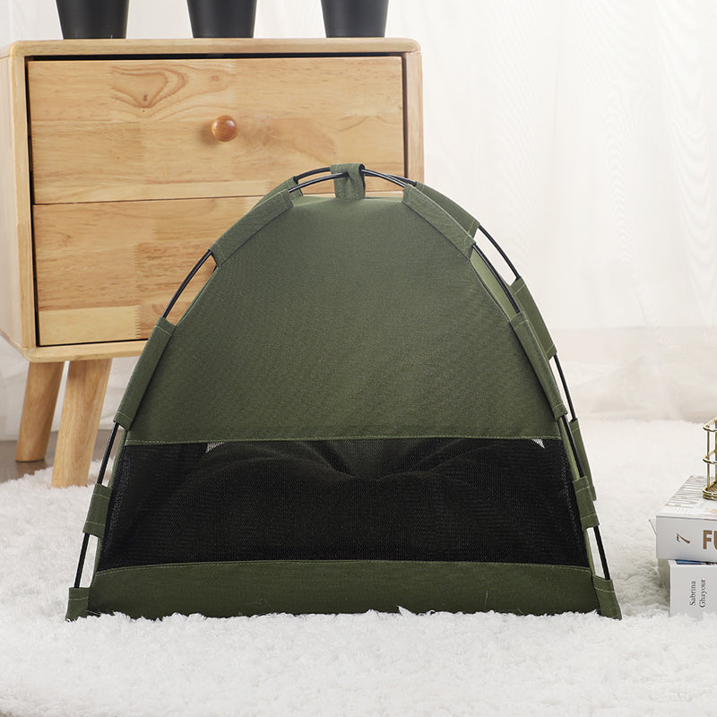 Cat Tent Cooling Mat, Dog House, and Pet Sofa with a Cushion