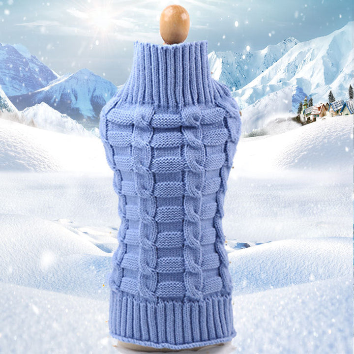 Cashmere Twisted Rope Pet Dog Sweater