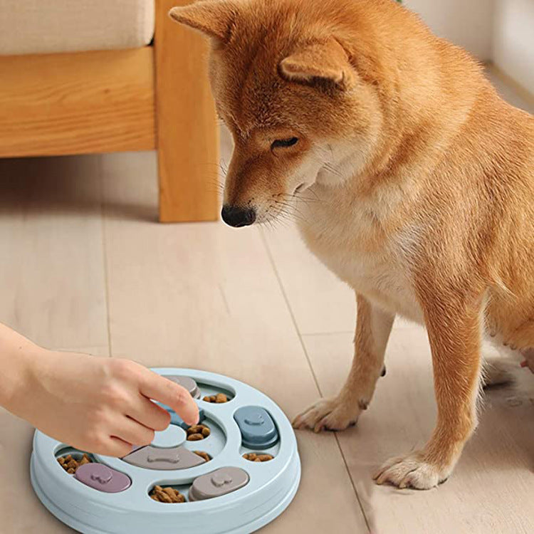 Pet Dog Puzzle Feeding Bowls
