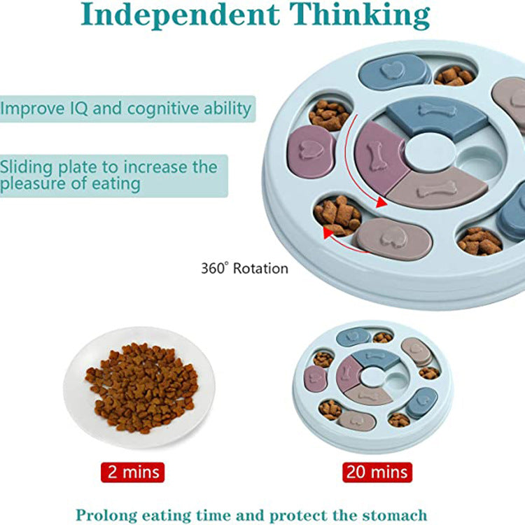 Pet Dog Puzzle Feeding Bowls