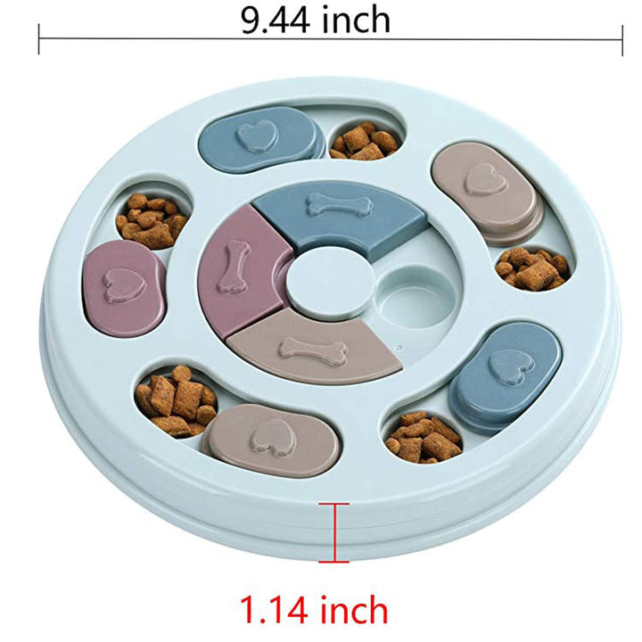Pet Dog Puzzle Feeding Bowls