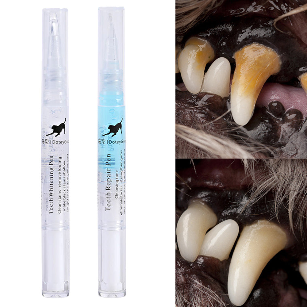 Pet Teeth Cleaning & Repairing Kit For Dog & Cat