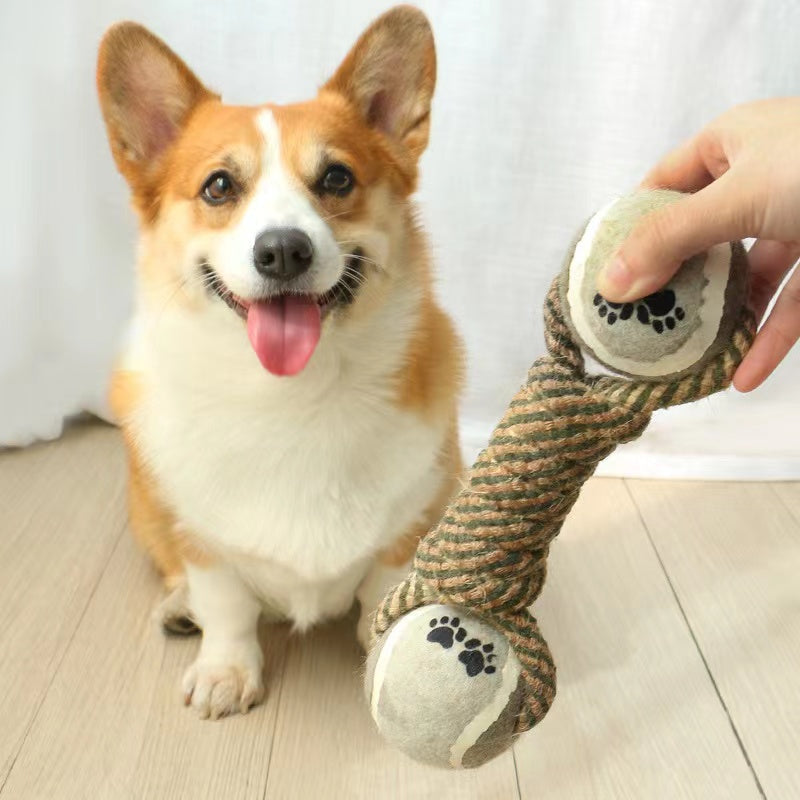 "Interactive Cotton Rope Toys for Small-Large Dogs