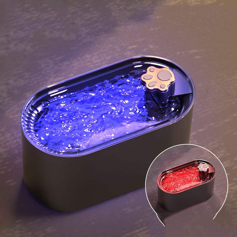 3L Cat Water Fountain Filter with Automatic Drinker