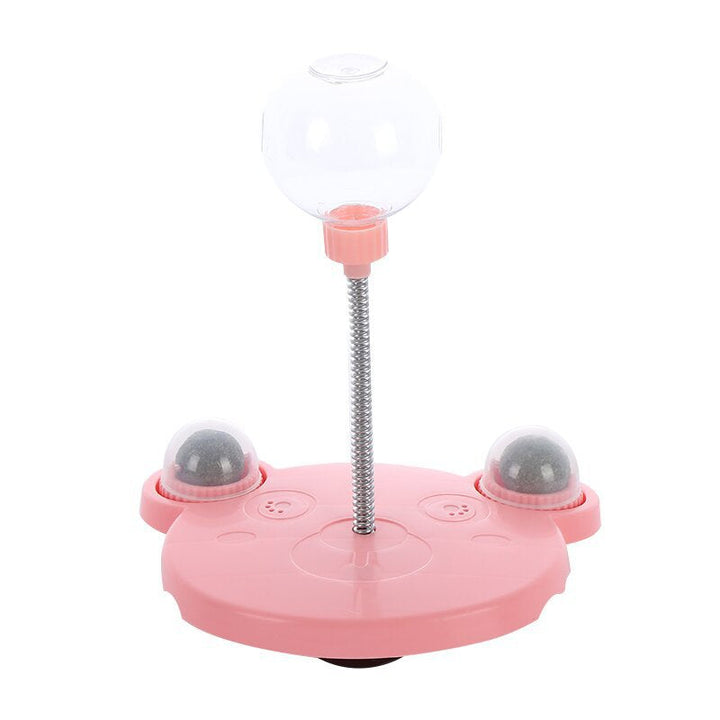 "Cat & Dog Toy & Leaking Food Ball: Self-Playing Tumbler for Funny Swing, Puzzle Training, and Dispenser Bowl."