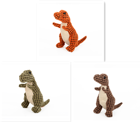 Dinosaur Pet Toys for Small to Big Dogs