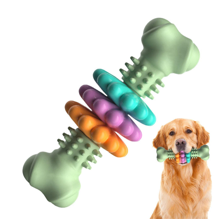 Bone-Shaped Indestructible TPR Dog Chew Toy