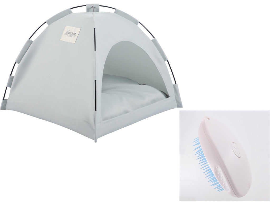 Cat Tent Cooling Mat, Dog House, and Pet Sofa with a Cushion