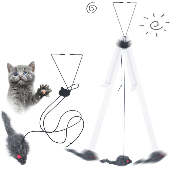 Pet Telescopic Hanging Door - Small Mouse