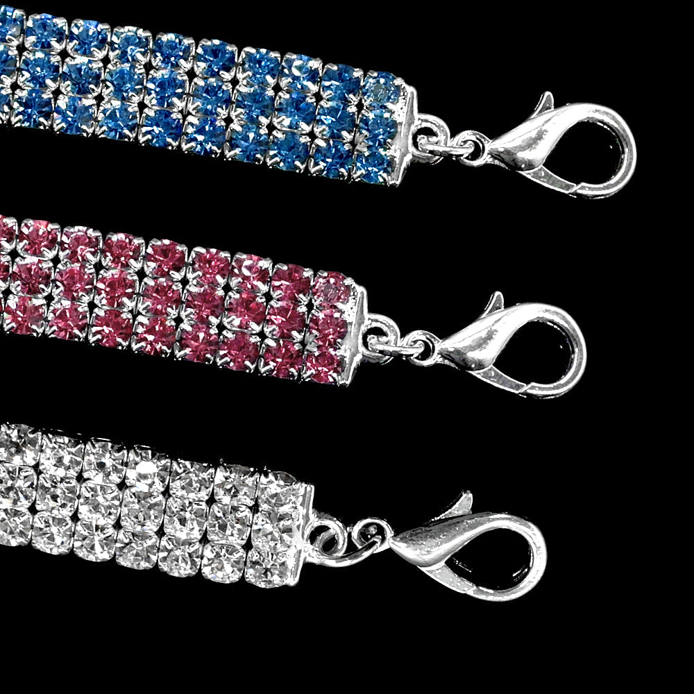 Bling Rhinestone Dog Collar Crystal For Small-Medium Dogs & Cats
