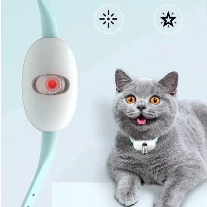 Automatic Laser Cat Collar Toy with Electric USB Charging