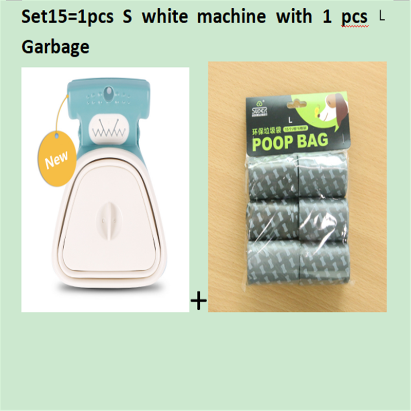 Pet Dog Travel Foldable Pooper Scooper with 1 Roll of Decomposable Bags
