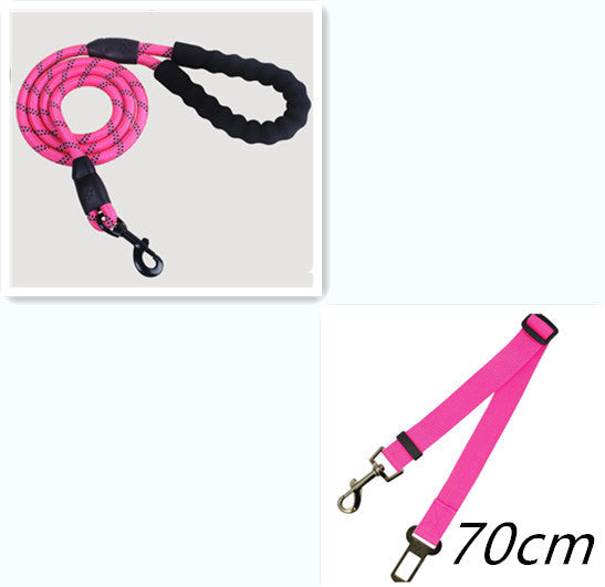 Stay Visible and in Control: Reflective Nylon Dog Leash Rope for Small, Medium, and Large Dogs