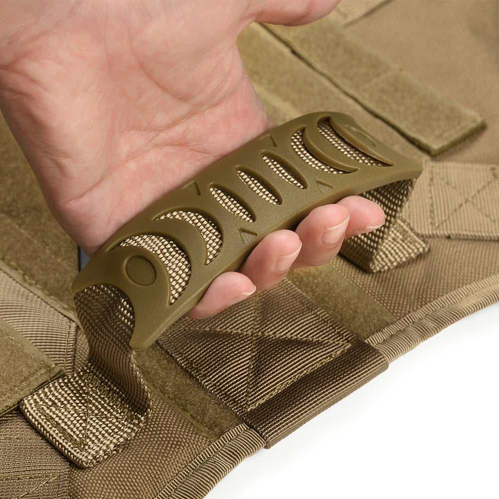 Military Tactical Dog Harness for German Shepherd with Adjustable Back Support