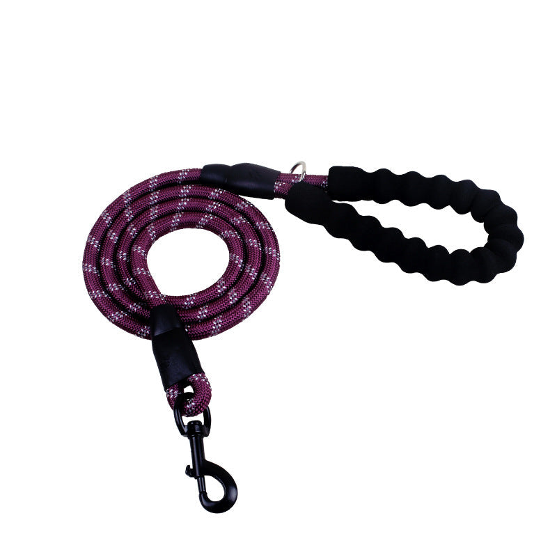 Stay Visible and in Control: Reflective Nylon Dog Leash Rope for Small, Medium, and Large Dogs
