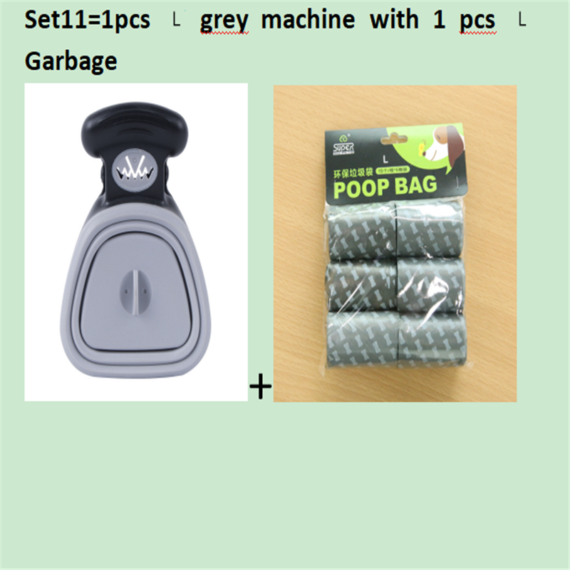 Pet Dog Travel Foldable Pooper Scooper with 1 Roll of Decomposable Bags