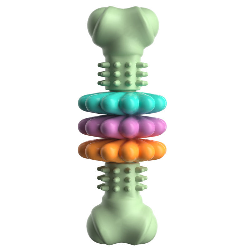 Bone-Shaped Indestructible TPR Dog Chew Toy