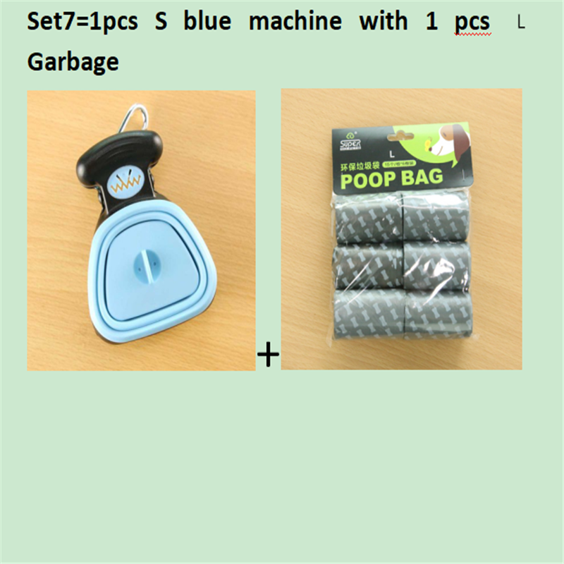 Pet Dog Travel Foldable Pooper Scooper with 1 Roll of Decomposable Bags