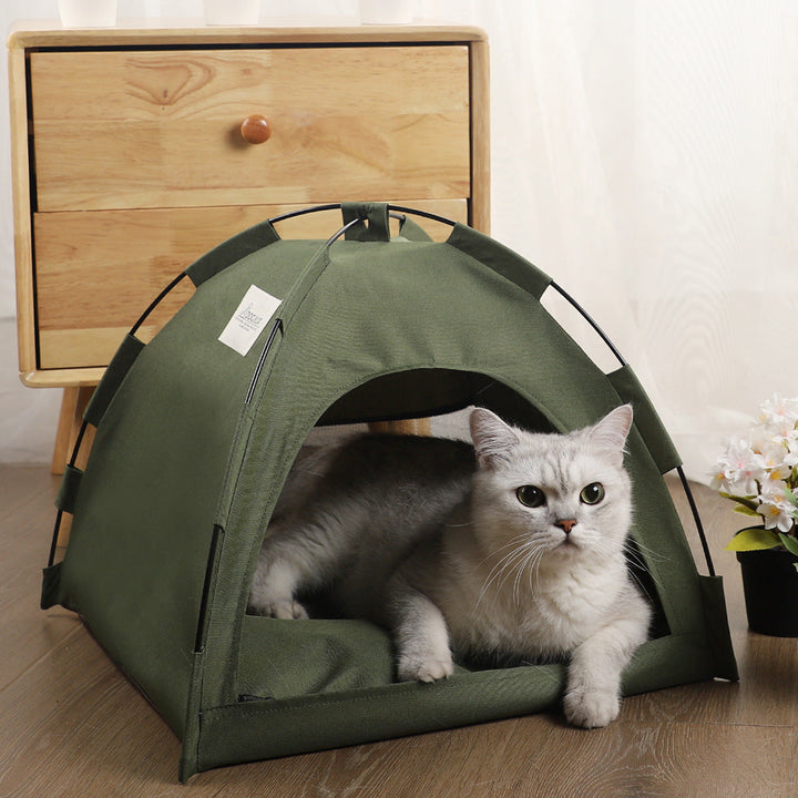 Cat Tent Cooling Mat, Dog House, and Pet Sofa with a Cushion
