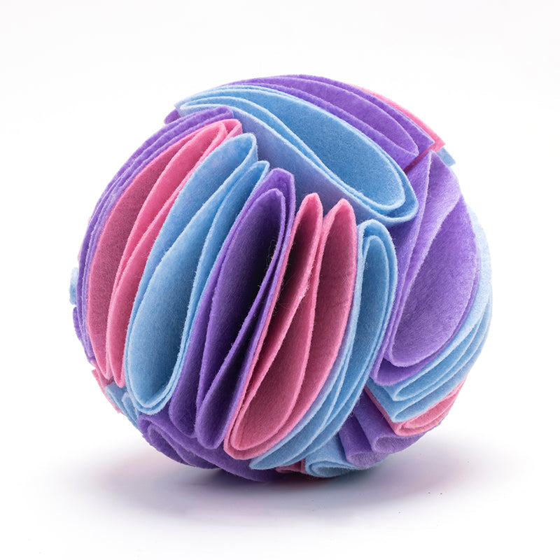 Foldable Dog Snuffle-Feeder IQ Ball
