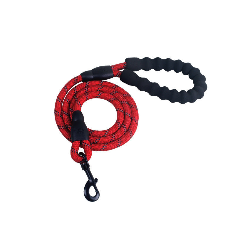 Stay Visible and in Control: Reflective Nylon Dog Leash Rope for Small, Medium, and Large Dogs