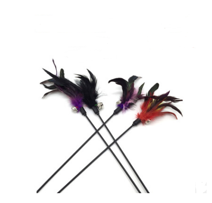 Cat toy funny cat stick / Kitten toy wooden handmade mouse / Cat toy cat scratch board