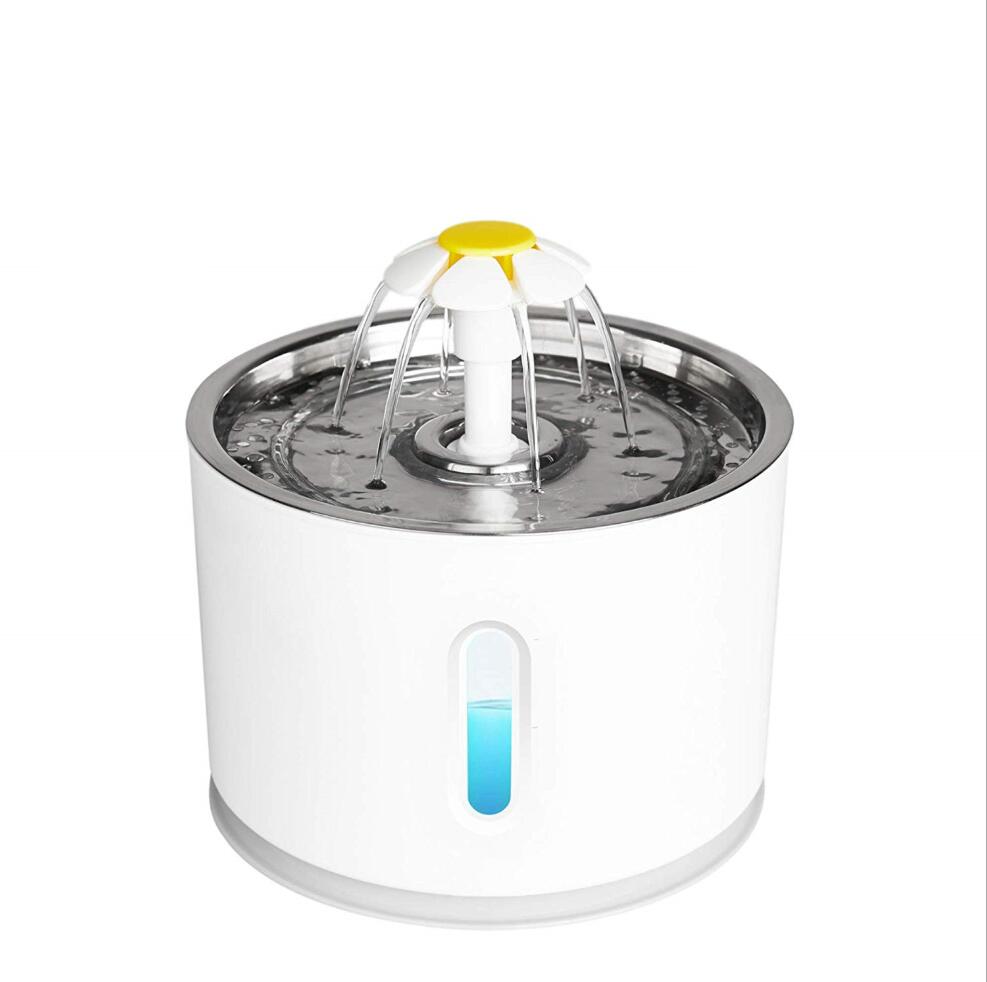 Automatic Pet Water Fountain with LED Lighting