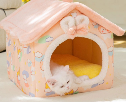 Foldable Dog  & Cat House & Bed