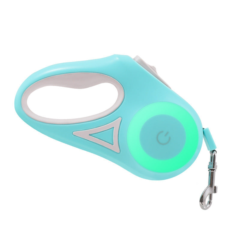 Retractable Dog Leash with Built-in Collar Spotlight