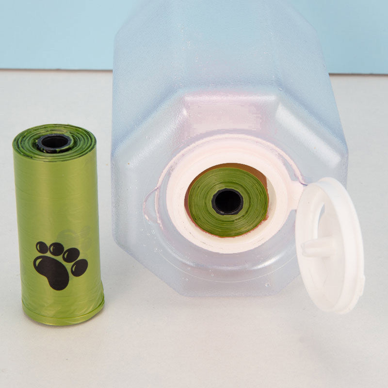 3-in-1 multifunctional Cat & Dog Water Drinker, Food Feeder & Poop Dispenser