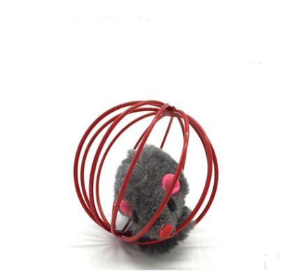 Cat toy funny cat stick / Kitten toy wooden handmade mouse / Cat toy cat scratch board