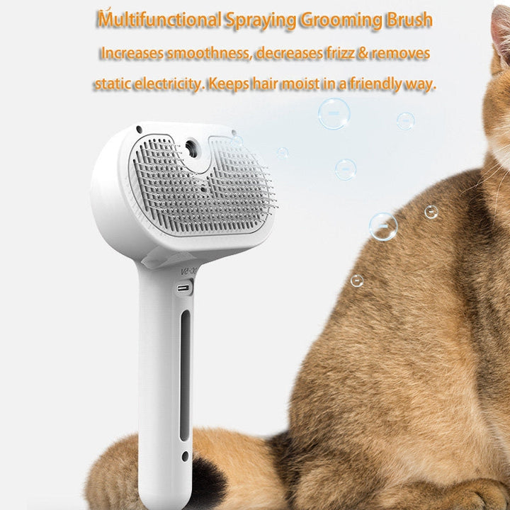 Self-Cleaning Pet Comb with Hair Remover Brush