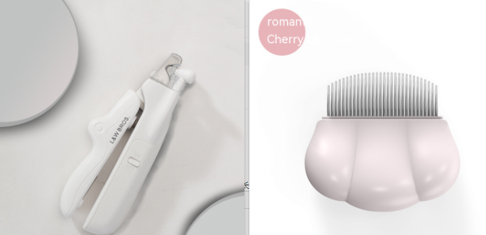 Professional Pet Nail Clippers with LED Light