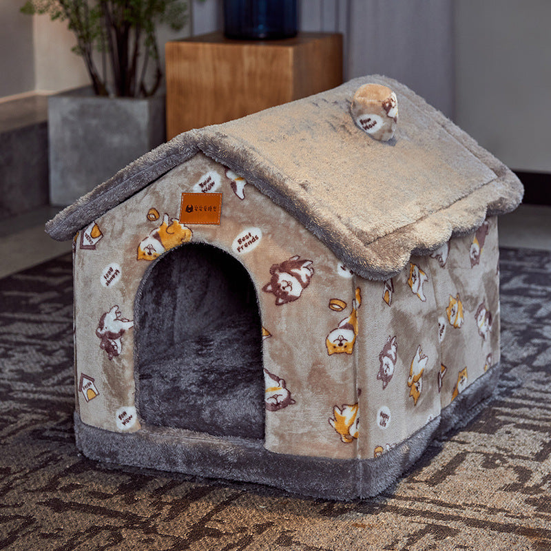 Foldable Dog  & Cat House & Bed
