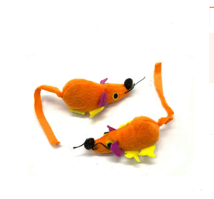 Cat toy funny cat stick / Kitten toy wooden handmade mouse / Cat toy cat scratch board